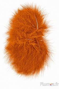 Kalkoen maraboe - 8-12 cm - azteeks goud